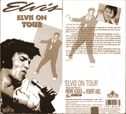 Elvis On Tour VHS box, 1988 Elvis On Tour VHS box, 1988
