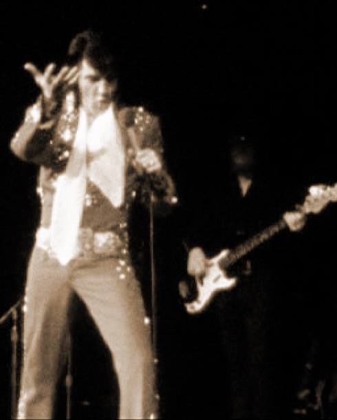 Elvis on stage, Richmond Coliseum, April 10, 1972 (Elvis On Tour-MGM)