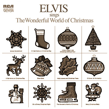 Elvis Sings The Wonderful World Of Christmas album cover