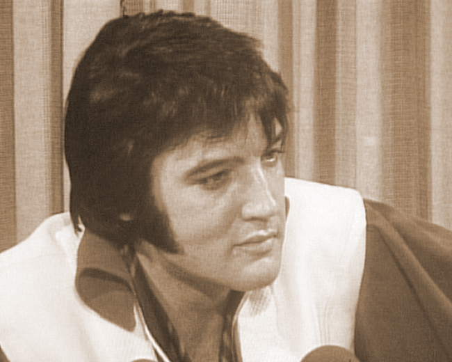 Elvis at the Houston Astrodome, 1970