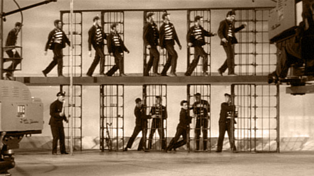 Elvis Presley stars in 1957's JAILHOUSE ROCK (MGM)